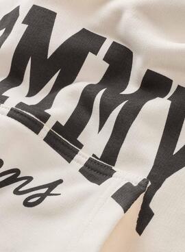 Sweat Tommy Jeans New Varsity Blanc Femme