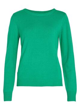 Pull Vila Viril Vert pour Femme