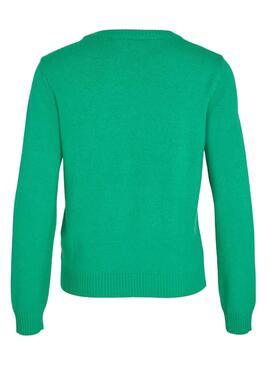 Pull Vila Viril Vert pour Femme