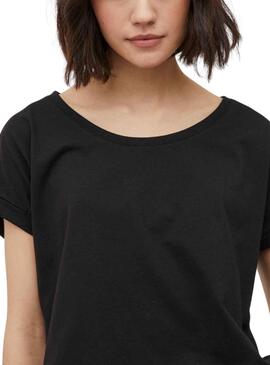 T-Shirt Vila Vidreamers New Noire pour Femme