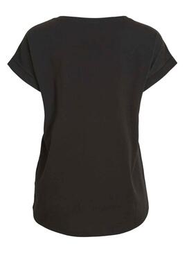 T-Shirt Vila Vidreamers New Noire pour Femme