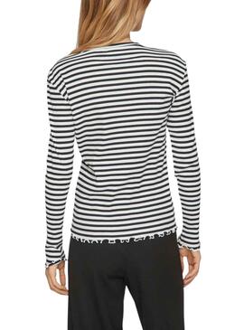 T-Shirt Vila Vithessa O-Neck Vithessa Rayures Femme