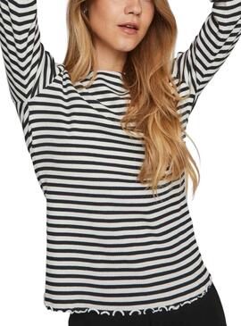 T-Shirt Vila Vithessa O-Neck Vithessa Rayures Femme