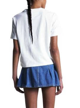 T-Shirt Tommy Jeans Classic Luxe 2 Blanc Femme