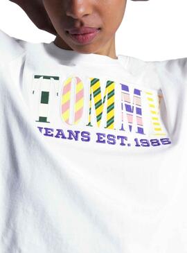T-Shirt Tommy Jeans Classic Luxe 2 Blanc Femme