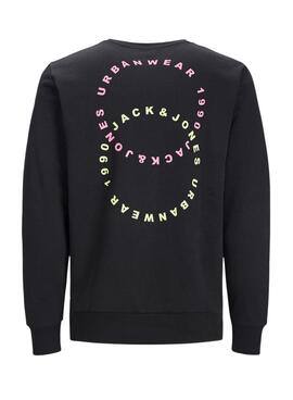 Sweat Jack & Jones Hiba Noire pour Homme