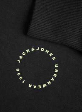 Sweat Jack & Jones Hiba Noire pour Homme