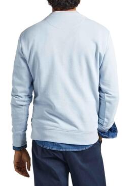 Sweat Pepe Jeans Vieille Femme Crew Bleu pour Homme