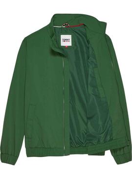 Veste Tommy Jeans Essential Vert pour Homme