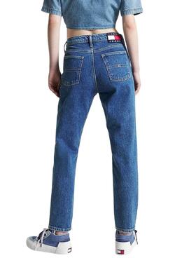 Pantalon Jeans Tommy Jeans Izzie Bleu pour Femme