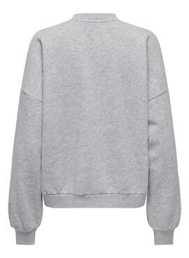 Sweat Only Amour Art Gris pour Femme