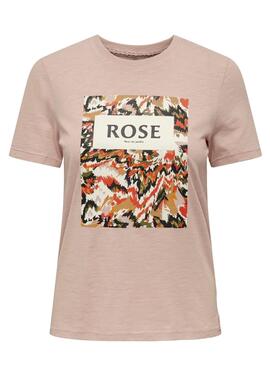 T-Shirt Only Philine Rose pour Femme