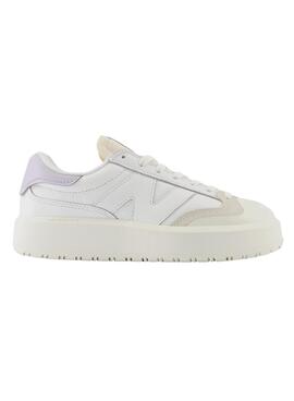 Baskets New Balance CT302 Blanc Violet Femme