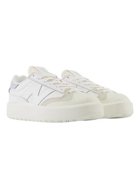 Baskets New Balance CT302 Blanc Violet Femme