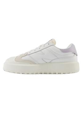 Baskets New Balance CT302 Blanc Violet Femme