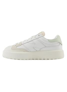 Baskets New Balance CT302 Blanc Vert Femme