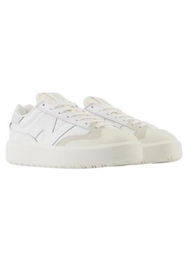 Baskets New Balance CT302 Blanc Vert Femme