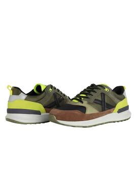 Baskets Munich Alpha 83 Vert pour Homme