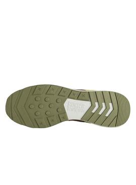 Baskets Munich Alpha 83 Vert pour Homme