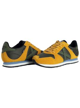 Baskets Munich Massana 520 Jaune pour Homme