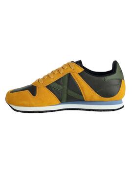 Baskets Munich Massana 520 Jaune pour Homme