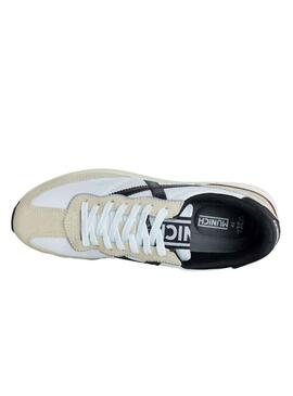 Baskets Munich Dynamo 59 Blanc Noire Homme