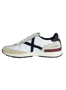 Baskets Munich Dynamo 59 Blanc Noire Homme