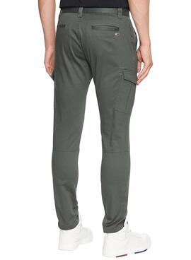 Pantalon Tommy Jeans Scanton Cargo Vert Homme