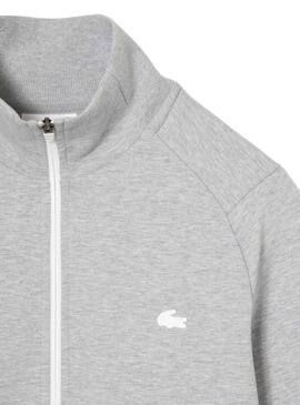 Sweat Lacoste Argent Gris pour Homme