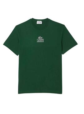 T-Shirt Lacoste Effet 3D Vert pour Homme Femme