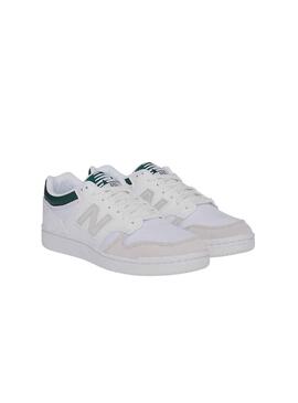Baskets New Balance 480 Blanc et Vert