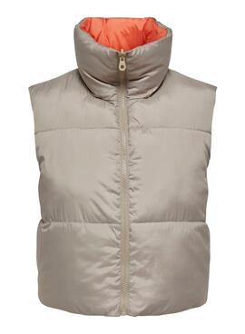 Gilet Only Beige Ricky pour Femme