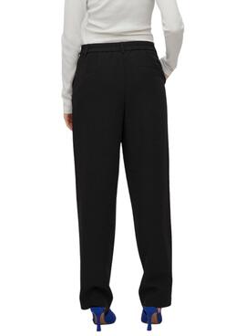 Pantalon Vila Vikamma Noire pour Femme