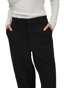Pantalon Vila Vikamma Noire pour Femme