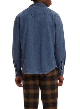 Veste Levis Barstow Western Bleu pour Homme