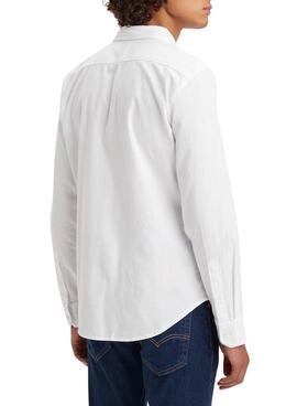 Chemise Levis Battery Blanc pour Homme