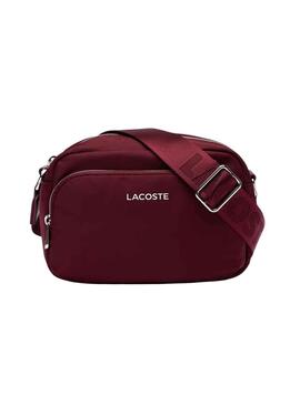 Sac à main Lacoste Crossover Bordeaux