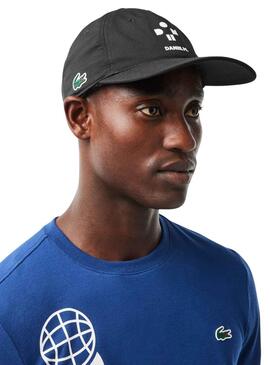 Casquette Lacoste Teniis x Daniil Medvedev Noire