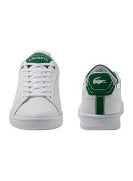 Baskets Lacoste Carnaby Pro Blanc Vert Homme