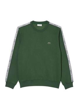 Sweat Lacoste SH5073 Vert pour Homme