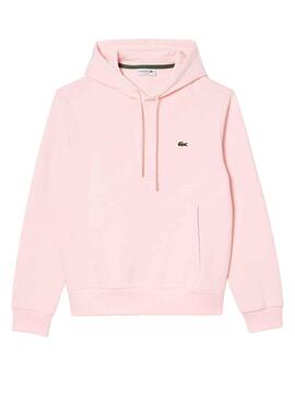 Sweat Lacoste Jogger Capuche Rose pour Homme