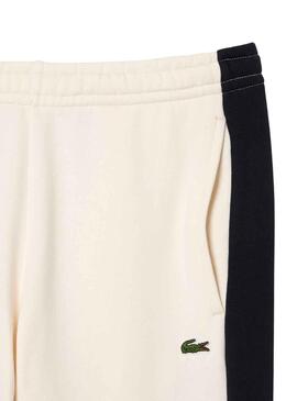 Pantalon Lacoste Jogger Survêtement Beige pour Homme