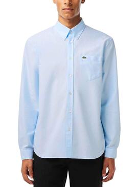 Chemise Lacoste Casual Oxford Bleu pour Homme