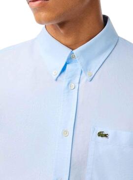 Chemise Lacoste Casual Oxford Bleu pour Homme