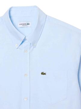 Chemise Lacoste Casual Oxford Bleu pour Homme