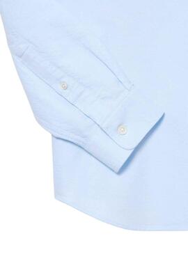 Chemise Lacoste Casual Oxford Bleu pour Homme