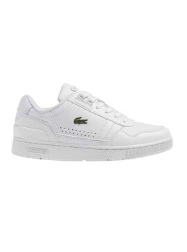 Baskets Lacoste T-Clip Blanc pour Femme