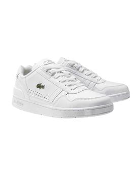 Baskets Lacoste T-Clip Blanc pour Femme