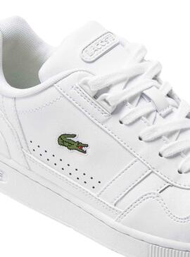 Baskets Lacoste T-Clip Blanc pour Femme