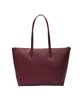 Sac à main Lacoste Shopping Bag Bordeaux pour Femme